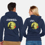 The Adventures Of Girl With Balloon-Unisex-Zip-Up-Sweatshirt-zascanauta