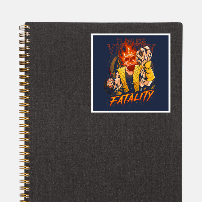 Fatality From Hell-None-Glossy-Sticker-Diego Oliver