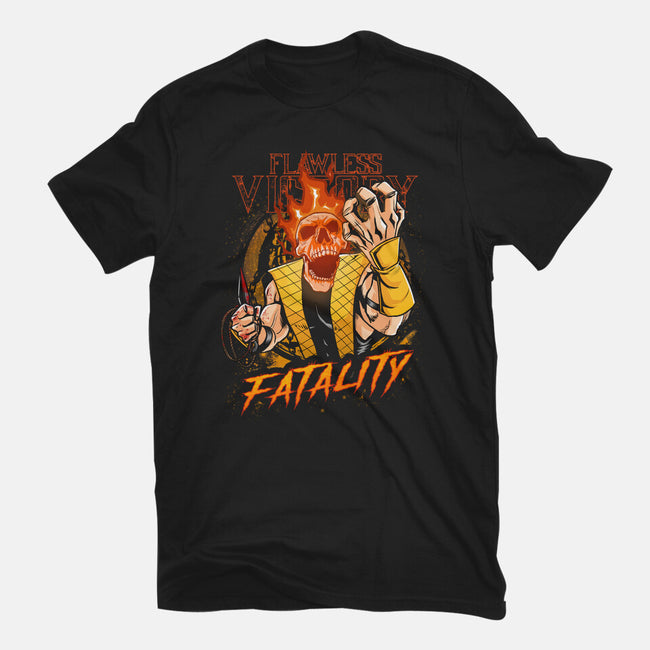 Fatality From Hell-Womens-Fitted-Tee-Diego Oliver