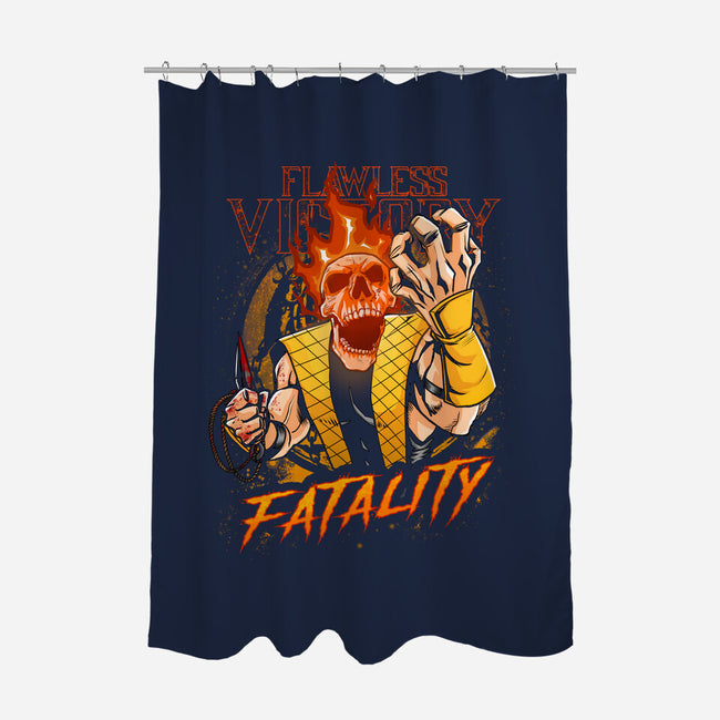 Fatality From Hell-None-Polyester-Shower Curtain-Diego Oliver