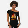 Fatality From Hell-Womens-Off Shoulder-Tee-Diego Oliver