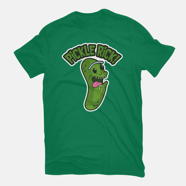 Pickle Rick-Womens-Fitted-Tee-janlangpoako