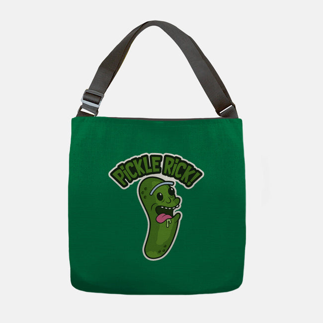 Pickle Rick-None-Adjustable Tote-Bag-janlangpoako