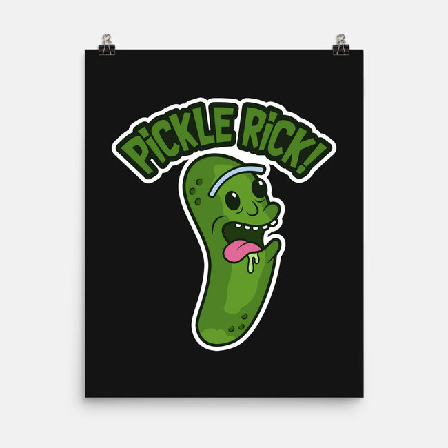 Pickle Rick-None-Matte-Poster-janlangpoako