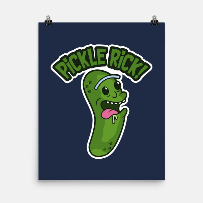 Pickle Rick-None-Matte-Poster-janlangpoako