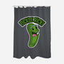 Pickle Rick-None-Polyester-Shower Curtain-janlangpoako