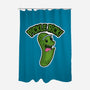 Pickle Rick-None-Polyester-Shower Curtain-janlangpoako