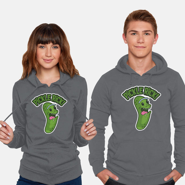 Pickle Rick-Unisex-Pullover-Sweatshirt-janlangpoako