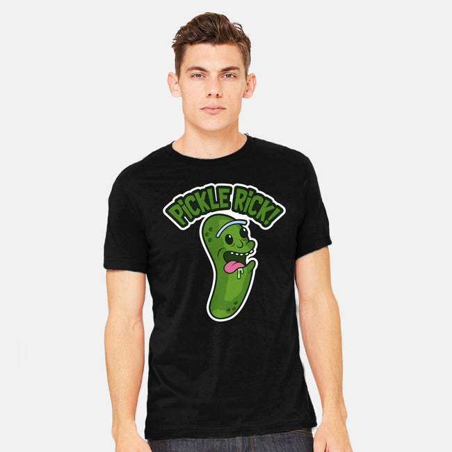 Pickle Rick-Mens-Heavyweight-Tee-janlangpoako