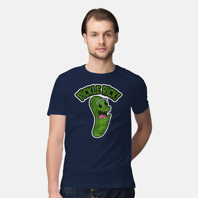 Pickle Rick-Mens-Premium-Tee-janlangpoako