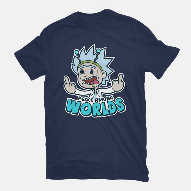 Peace Among Worlds-Womens-Fitted-Tee-janlangpoako