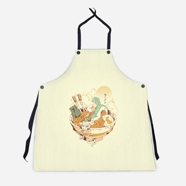 Dragon Noodles-Unisex-Kitchen-Apron-yumie