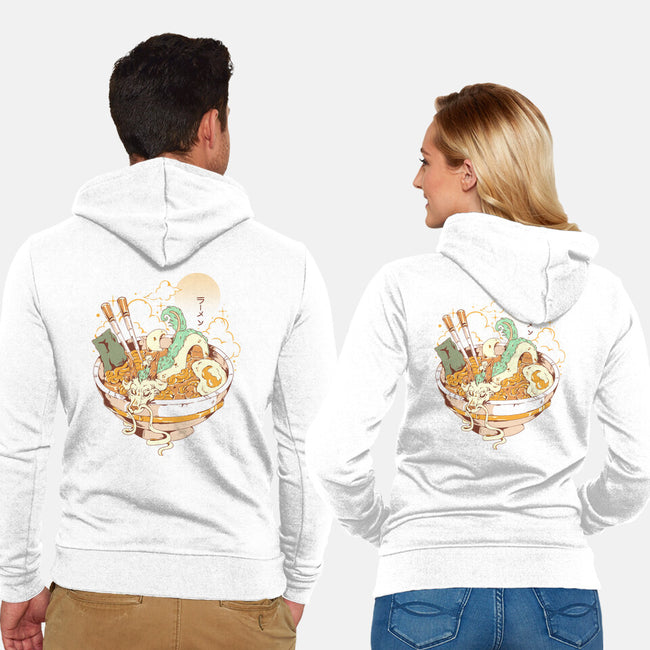 Dragon Noodles-Unisex-Zip-Up-Sweatshirt-yumie