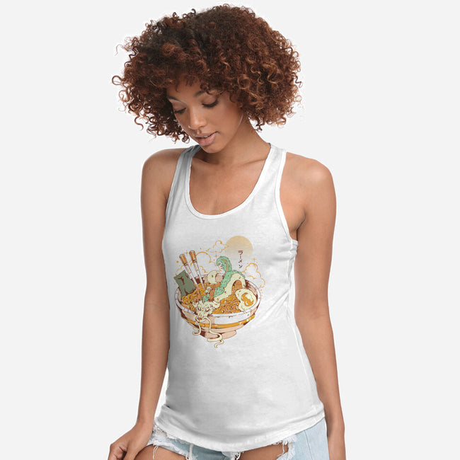 Dragon Noodles-Womens-Racerback-Tank-yumie