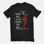 I'm Not Bad-Womens-Fitted-Tee-zascanauta