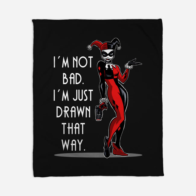 I'm Not Bad-None-Fleece-Blanket-zascanauta