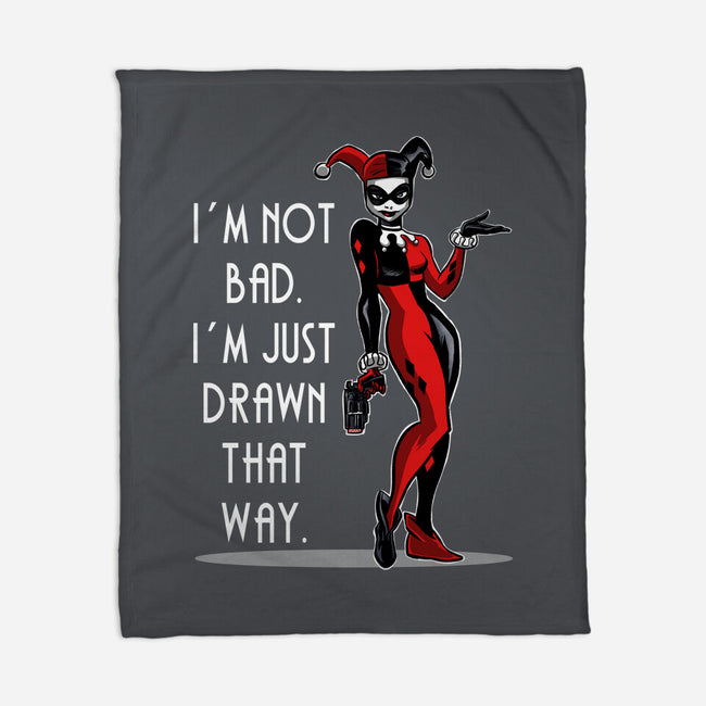 I'm Not Bad-None-Fleece-Blanket-zascanauta