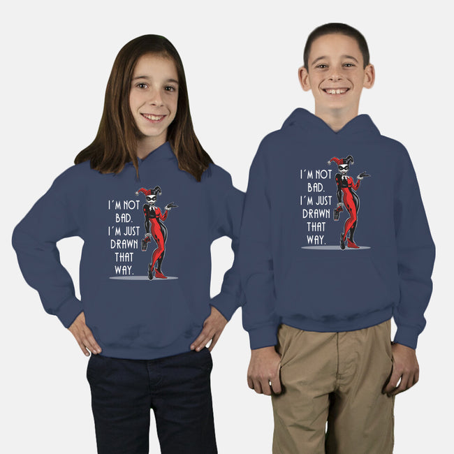 I'm Not Bad-Youth-Pullover-Sweatshirt-zascanauta