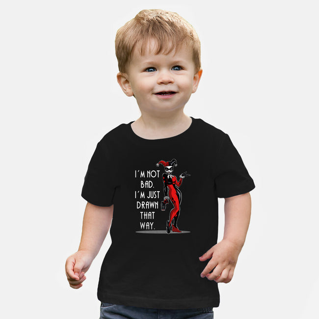 I'm Not Bad-Baby-Basic-Tee-zascanauta