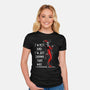 I'm Not Bad-Womens-Fitted-Tee-zascanauta