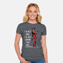 I'm Not Bad-Womens-Fitted-Tee-zascanauta