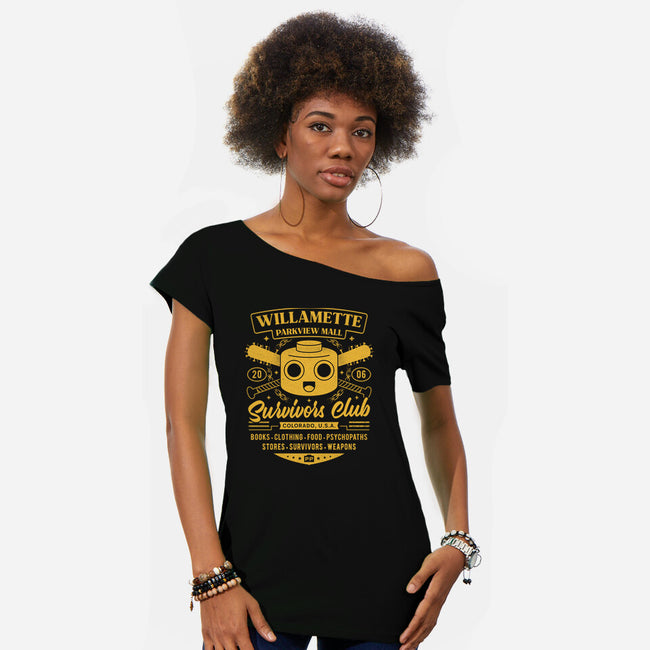 Willamette Parkview Survivor-Womens-Off Shoulder-Tee-LAGELANTEE