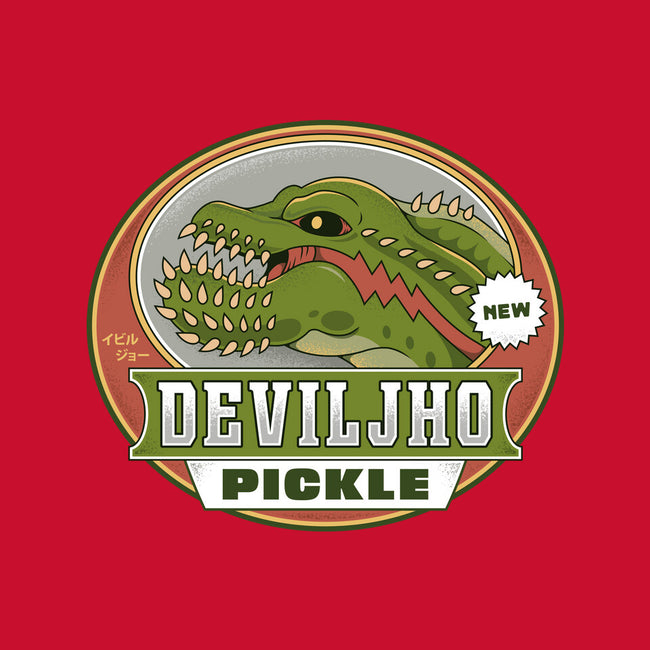 Deviljho Pickle Emblem-Womens-Off Shoulder-Tee-LAGELANTEE