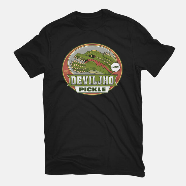 Deviljho Pickle Emblem-Womens-Fitted-Tee-LAGELANTEE