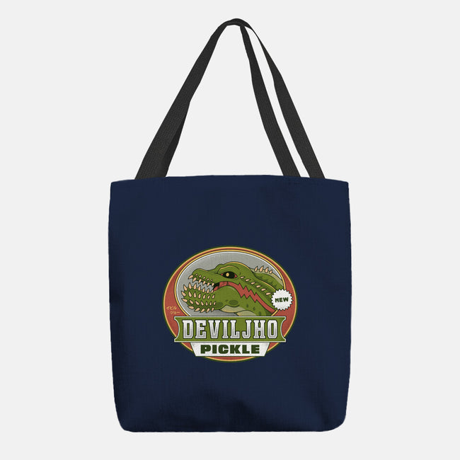 Deviljho Pickle Emblem-None-Basic Tote-Bag-LAGELANTEE