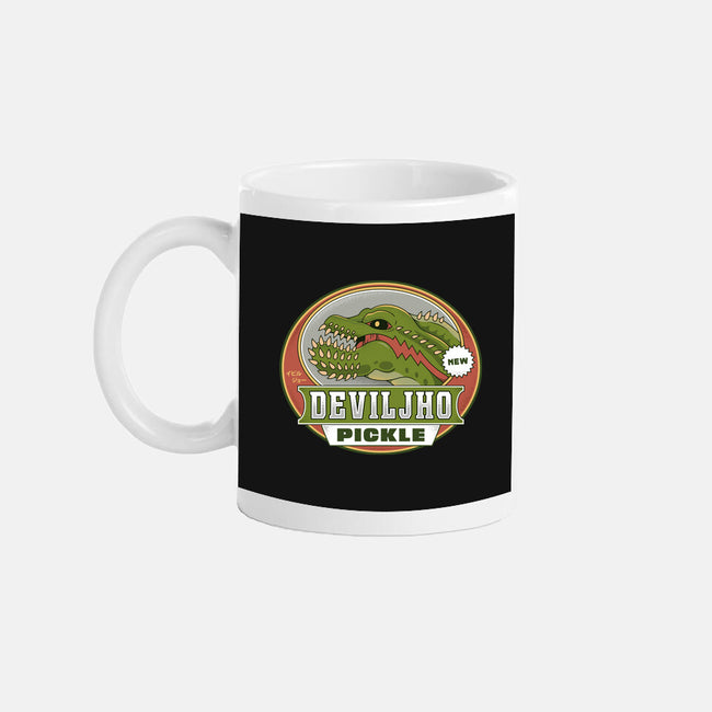 Deviljho Pickle Emblem-None-Mug-Drinkware-LAGELANTEE