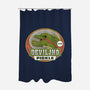 Deviljho Pickle Emblem-None-Polyester-Shower Curtain-LAGELANTEE