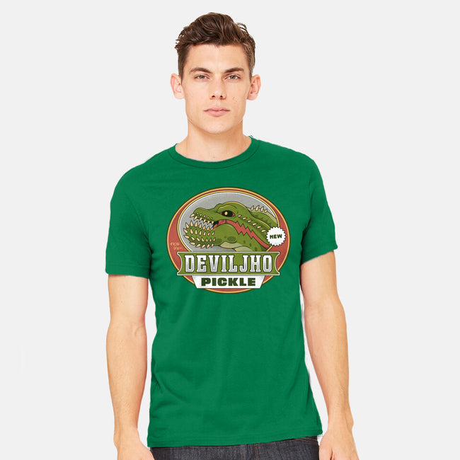 Deviljho Pickle Emblem-Mens-Heavyweight-Tee-LAGELANTEE