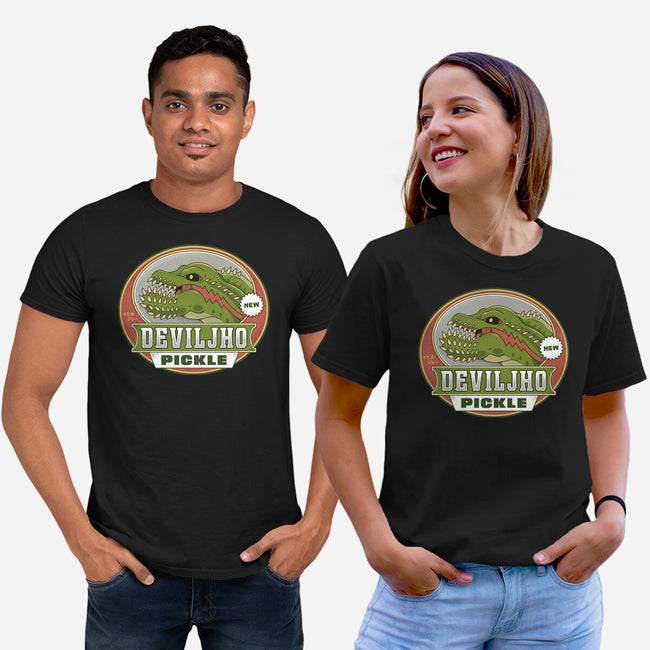 Deviljho Pickle Emblem-Unisex-Basic-Tee-LAGELANTEE