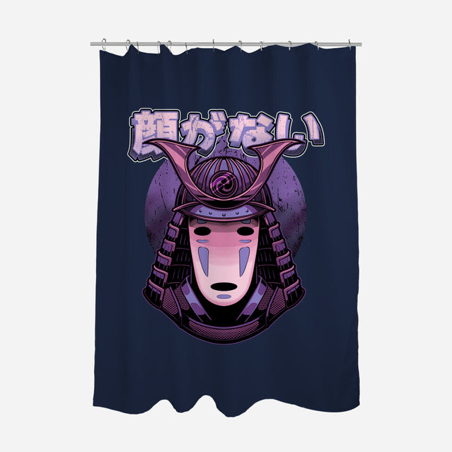 Samurai Ghost-None-Polyester-Shower Curtain-Astrobot Invention