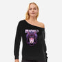 Samurai Ghost-Womens-Off Shoulder-Sweatshirt-Astrobot Invention