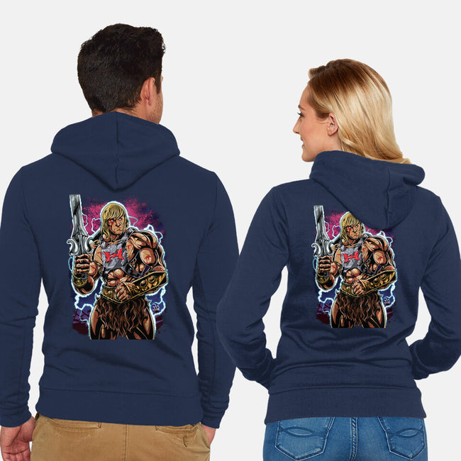 Hero Of The Greyskull-Unisex-Zip-Up-Sweatshirt-Nihon Bunka