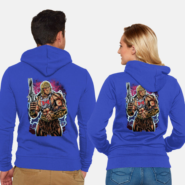 Hero Of The Greyskull-Unisex-Zip-Up-Sweatshirt-Nihon Bunka