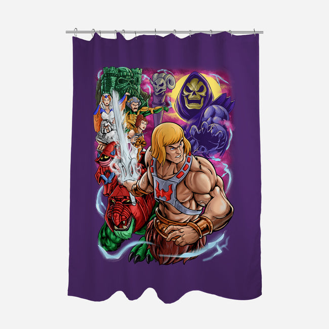 Power Of Greyskull-None-Polyester-Shower Curtain-Nihon Bunka