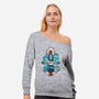 Gyokko-Womens-Off Shoulder-Sweatshirt-janlangpoako