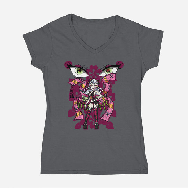 Daki-Womens-V-Neck-Tee-janlangpoako