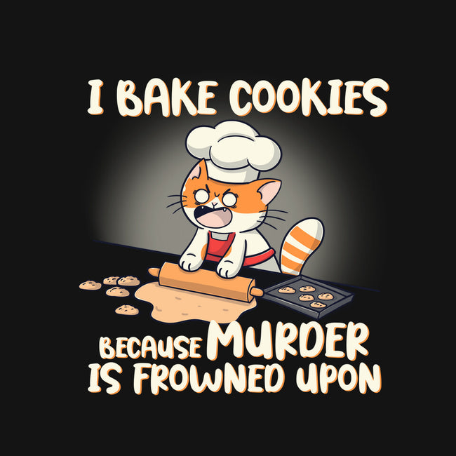 I Bake Cookies-Womens-V-Neck-Tee-Freecheese