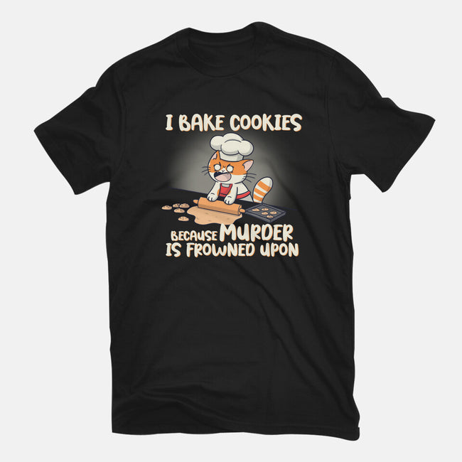 I Bake Cookies-Womens-Fitted-Tee-Freecheese