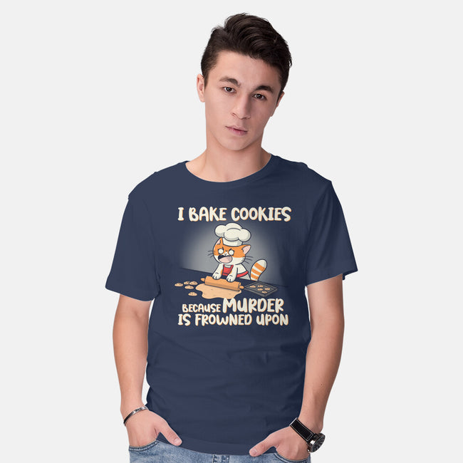 I Bake Cookies-Mens-Basic-Tee-Freecheese