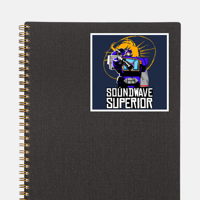 Soundwave Superior-None-Glossy-Sticker-manoystee