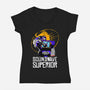 Soundwave Superior-Womens-V-Neck-Tee-manoystee