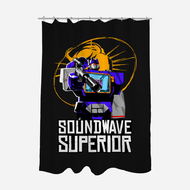 Soundwave Superior-None-Polyester-Shower Curtain-manoystee