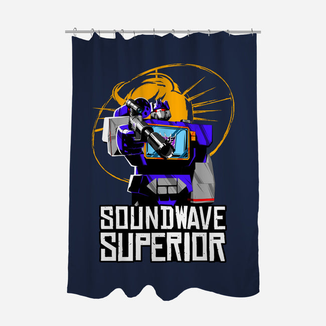 Soundwave Superior-None-Polyester-Shower Curtain-manoystee