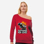 Such Heroic Non-Sense-Womens-Off Shoulder-Sweatshirt-manoystee