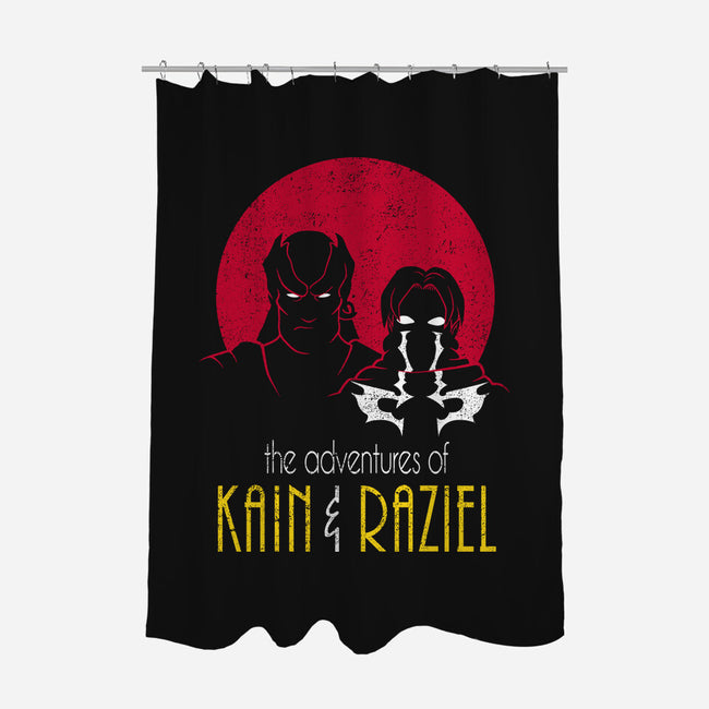 Adventures Of Kain And Raziel-None-Polyester-Shower Curtain-Cattoc_C