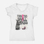 This Too Shall Not Pass-Womens-V-Neck-Tee-glitchygorilla